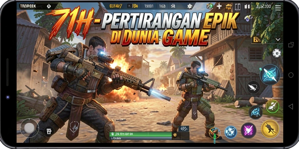 Tampilan gameplay Fighting yang penuh aksi dan menegangkan.