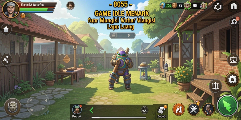 Screenshot 8055 menunjukkan gameplay Idle yang sederhana dan menarik.