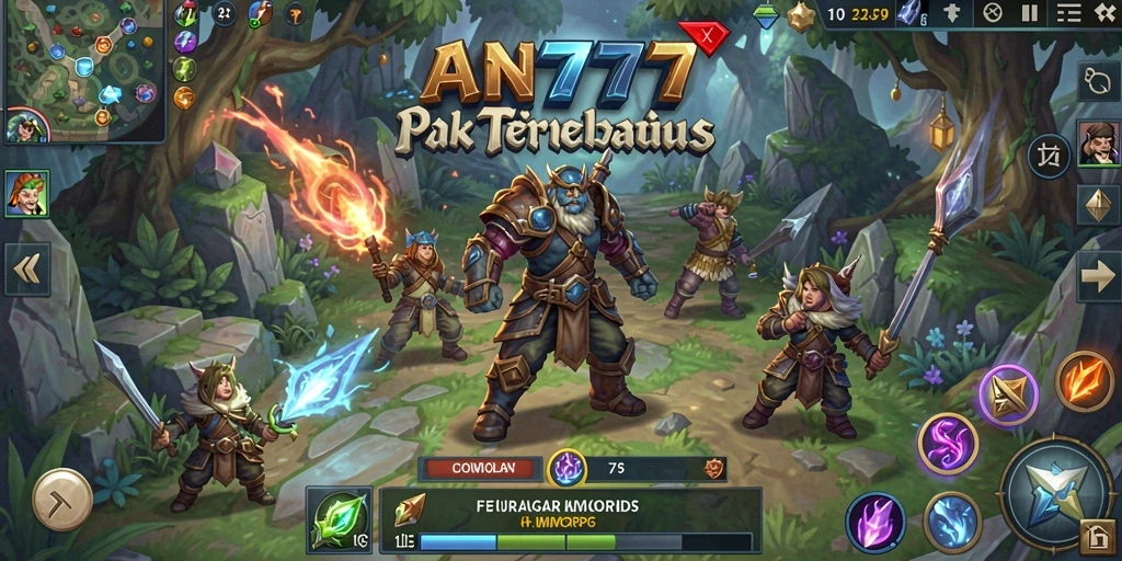 Tampilan gameplay AN777 yang mendebarkan dengan aksi seru dan interaksi sosial.