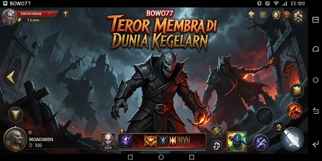 Gameplay menegangkan di dunia gelap penuh hantu.