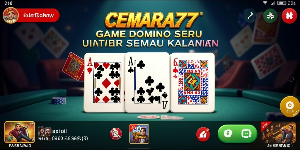 Tampilan gameplay CEMARA77 yang menarik dan seru.