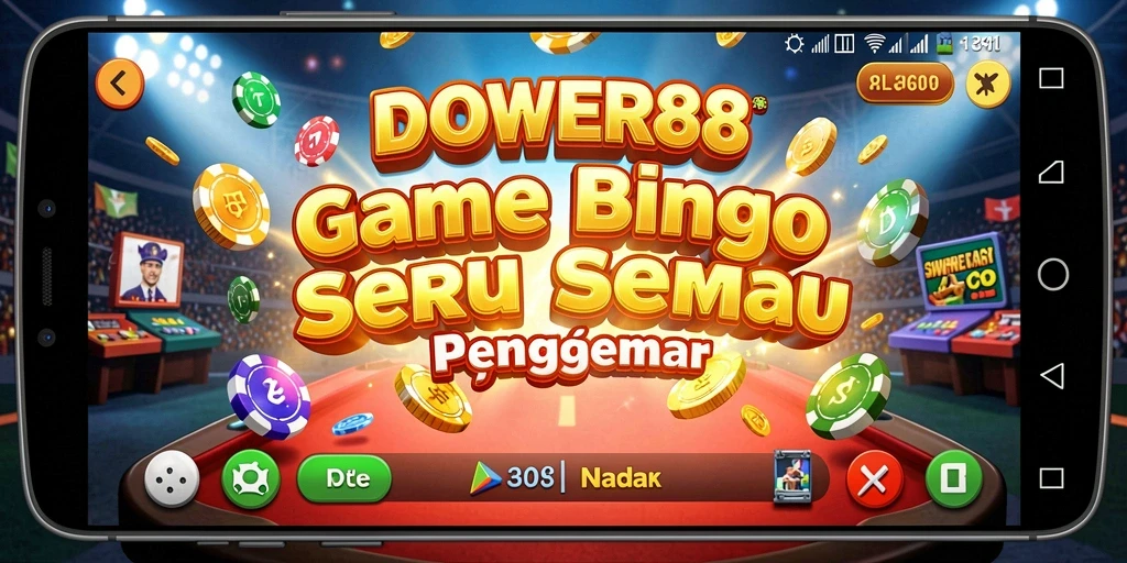 Screenshot DOWER88 menampilkan gameplay Bingo yang mengasyikkan dan interaktif.