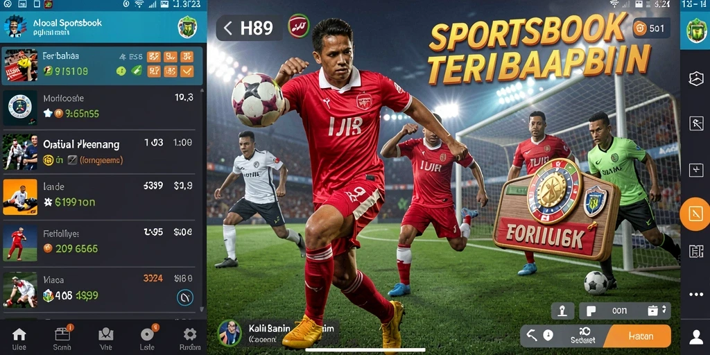 Tampilan screenshot gameplay H89 yang menarik dengan fitur sportsbook.