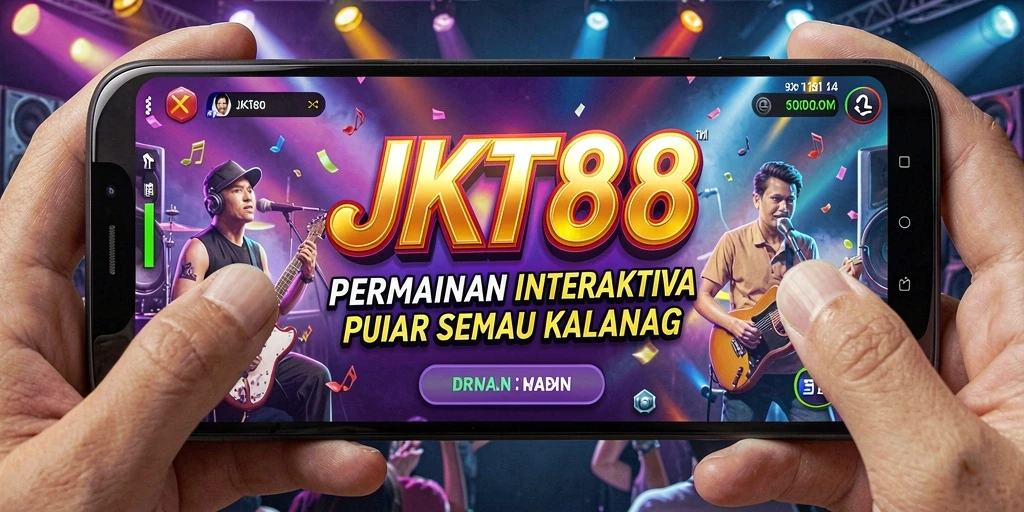 Tampilan gameplay JKT88 yang menarik dan interaktif untuk penggemar musik.