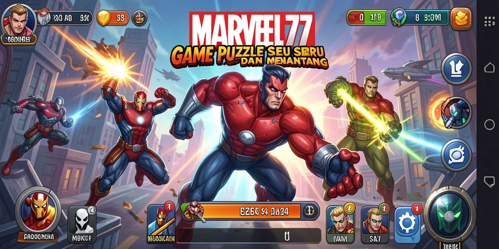 Tampilan gameplay seru dan menantang dari MARVEL77.