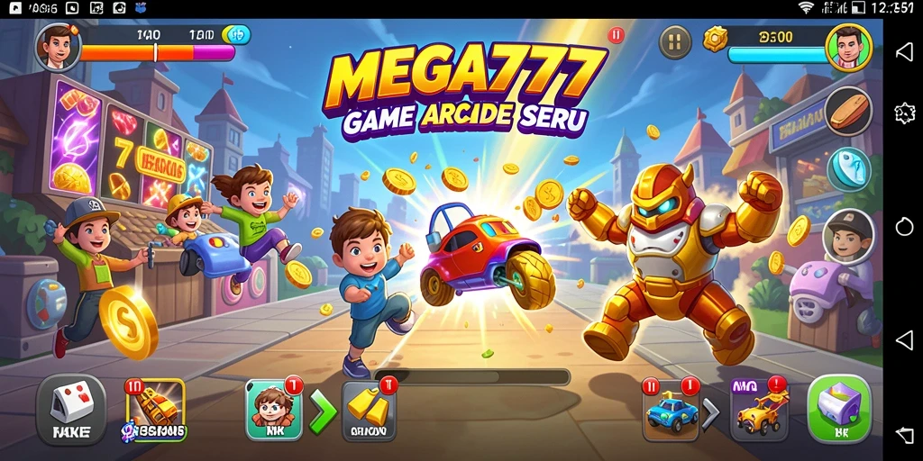 Tampilan gameplay seru dalam MEGA777 dengan berbagai tantangan.