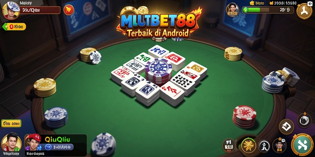 Tampilan gameplay seru di MULTIBET88 dengan suasana kompetitif QiuQiu.