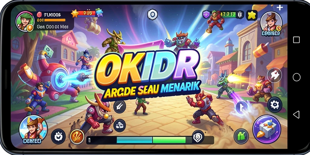 Screenshot menampilkan gameplay seru OKIDR dengan grafik yang menarik.