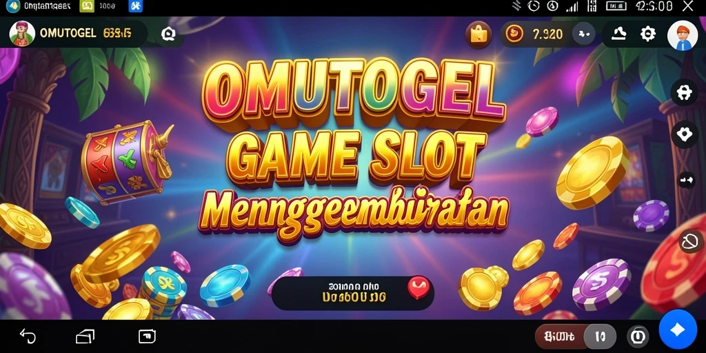 Tampilan menarik gameplay Slot OMUTOGEL dengan fitur bonus.