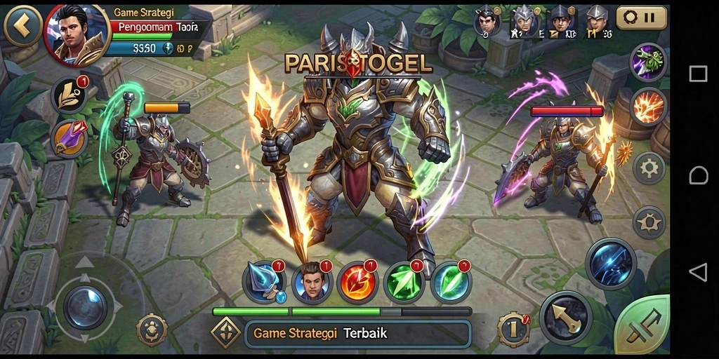 Tampilan gameplay menarik dan penuh strategi PARISTOGEL.
