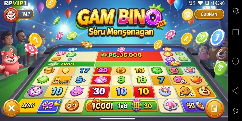 Tampilan gameplay seru dari RPVIP1 dengan suasana Bingo yang menegangkan.