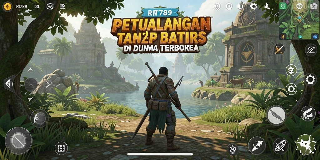 Gameplay RR789 menunjukkan kebebasan menjelajahi dunia terbuka yang indah.