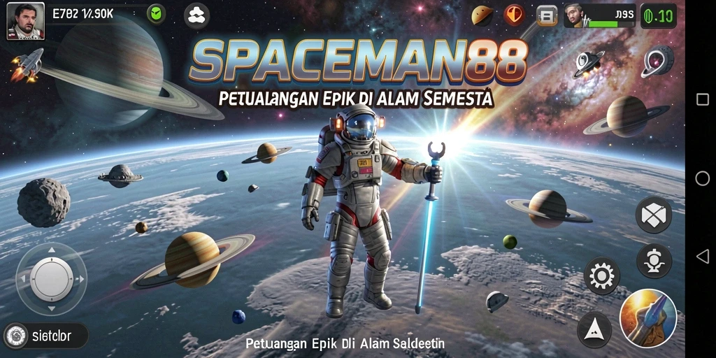Gameplay menegangkan di dunia luar angkasa SPACEMAN88.