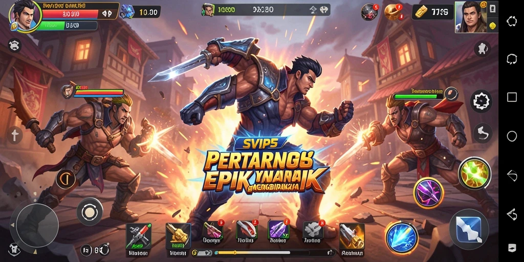 Gameplay SVIP5 yang intens dengan pertarungan seru dan grafis menawan.