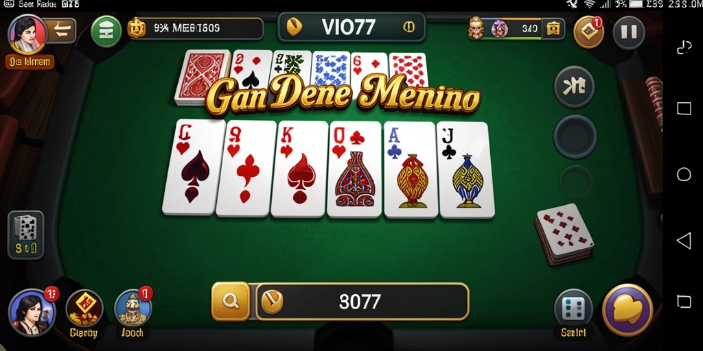 Screenshot VIO77 menunjukkan gameplay Domino yang mendebarkan.